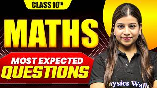 ICSE Class 10 Maths Most Expected Questions | ICSE Class 10 Maths Board Exam 2026