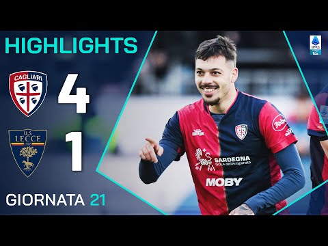Video highlights della Cagliari vs Lecce (4 a 1) - Giornata 21 - Fantacalcio e fantamedie