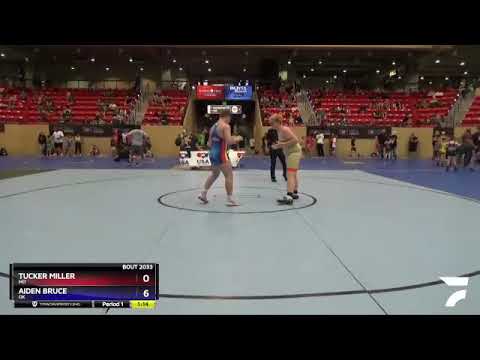 187 Lbs Round 1 - Tucker Miller, MO Vs Aiden Bruce, OK 7ae2