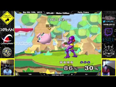 HFLAN - Tekk (Jigglypuff) Vs Cyr (Samus) - SSBM Singles Bracket Losers R7