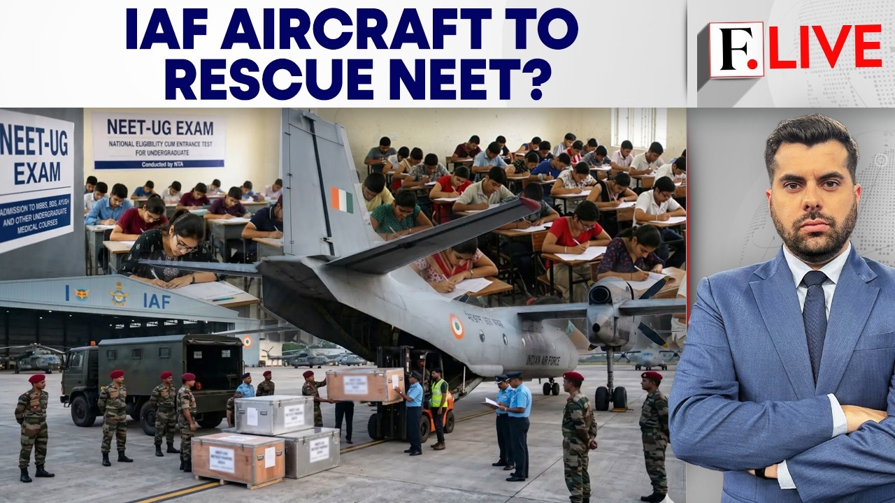 NEET Leak Row: Supreme Court Hears Plea As Govt Mulls IAF Deployment | Firstpost Live