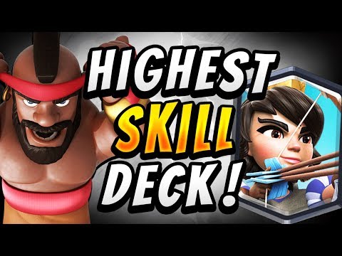 2.5 ELIXIR HOG CYCLE! HIGHEST SKILL DECK IN CLASH ROYALE!