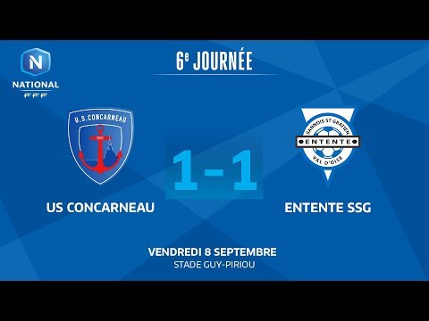 J6 : US Concarneau - Entente SSG (1-1), le replay