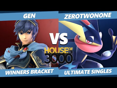 Xeno 202 Winners Bracket - Gen (Marth) Vs. ZeroTwoNone (Greninja) Smash Ultimate - SSBU