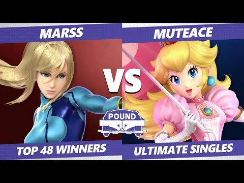 Pound 2019 SSBU - PG Marss (ZSS) VS  MuteAce (Peach) Smash Ultimate Top 48 Winners