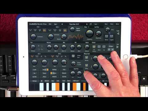 The 100% FREE AudioKit Synth One - The Francis Preve Bank - iPad Demo