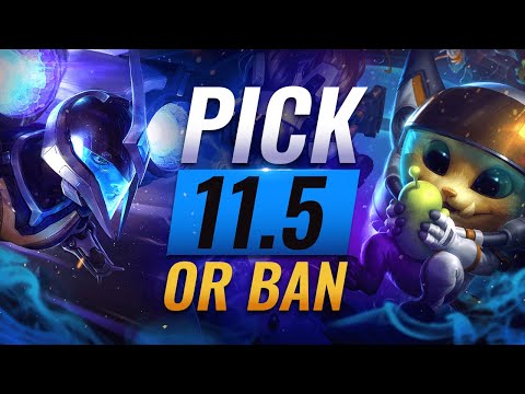 OP PICK or BAN: BEST Builds & Picks For EVERY Role - League of Legends Patch 11.5
