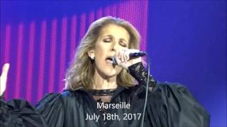 Celine Dion - Tous les blues sont ecrits pour toi (Live 2017 Tour High Notes Compilation)