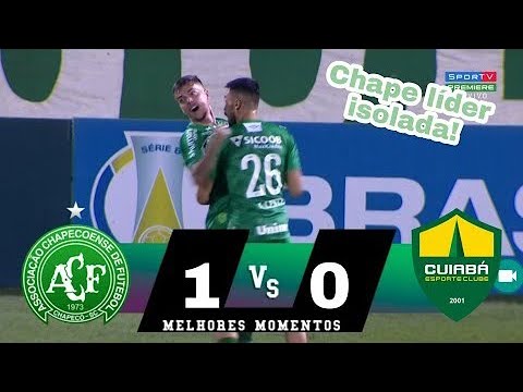 Gols e lances de Chapecoense x Cuiabá