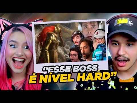 REAGINDO a STREAMERS ENFRENTANDO BOSS mais DIFÍCIL de ELDEN RING