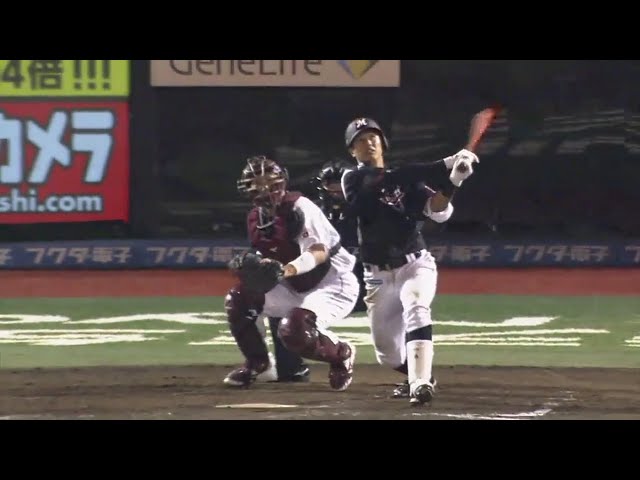【5回表】熱く燃えた!! マリーンズ・中村 勝ち越しの第6号2ランホームラン!! 2018/9/23 E-M
