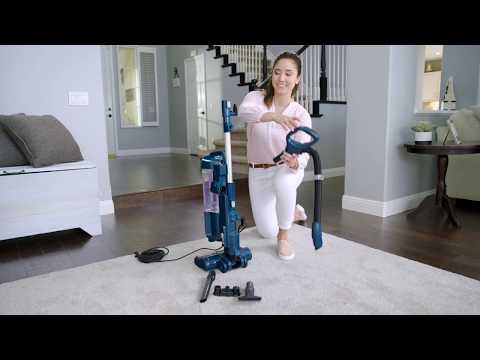 How to assemble your Shark® Rotator® Lift-Away® with Self-Cleaning Brushroll Upright Vacuum