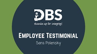 Watch video: Meet the DBS Team: Sara Polensky!