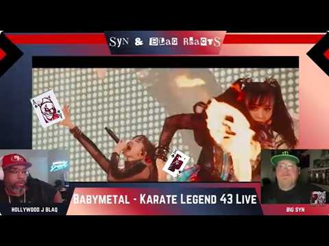 Fire Fire FIRE!!!!!! Syn & Blaq Reacts - BABYMETAL - Karate Legend 43 "Reaction"