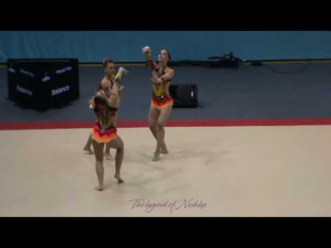GER 2 - Women group Acro worlds Levallois 2014 qualifs Dynamic