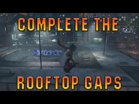 Complete the Rooftop Gaps | Downtown | Tony Hawk Pro Skater 1+2