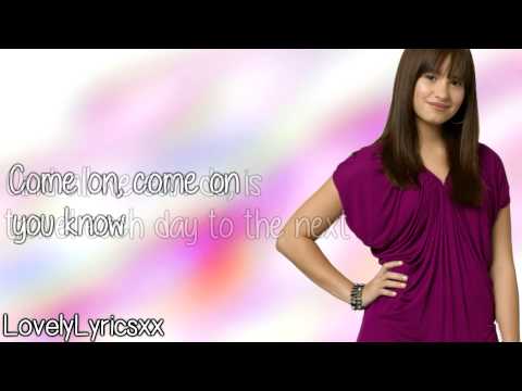 Demi Lovato- Our Time Is Here(Lyrics On Screen) HD