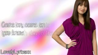 Demi Lovato- Our Time Is Here(Lyrics On Screen) HD