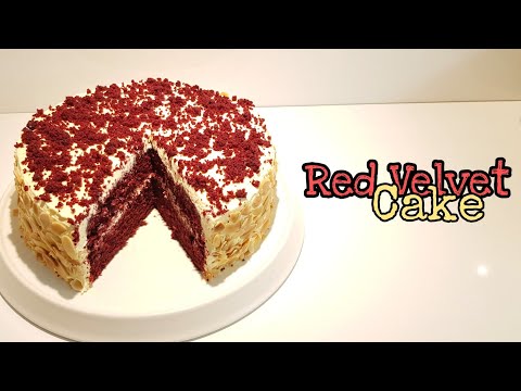 Red Velvet Cake with Cream Cheese Frosting | Easy Recipe