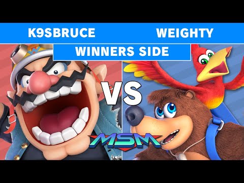 MSM 206 - TG | K9sbruce (Wario, Snake) Vs Weighty (Banjo & Kazooie) Winners Pools - Smash Ultimate
