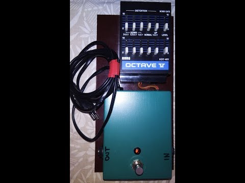 KORG Octave V pedal with Jason Ricci Signature Harmonica microphone