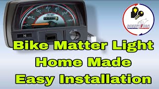 Bike Meter Light/ LED Light Installation | Easy DIY Tutorial