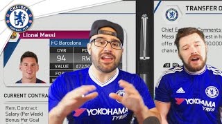 BUYING MESSI! Chelsea Fifa 16 Career Mode Co-op #01