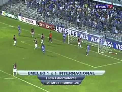 EMELEC 1 X 1 INTERNACIONAL - LIBERTADORES 2011