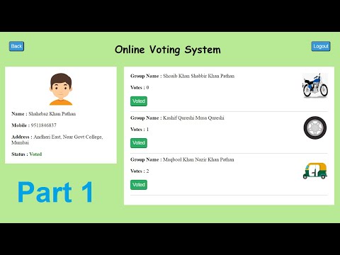 Online Voting System screenshot 2