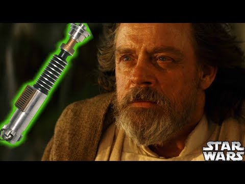 Where Is Luke Skywalker's GREEN LIGHTSABER REVEALED?!
