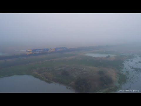 5NY3 Pacific National Diverted Steel Train In Fog (23/12/2022) - PoathTV Australian Railways