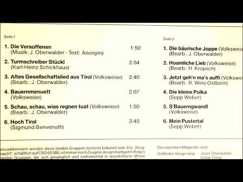 osttiroler viergesang und  volksmusiktrio kropsch   12 titel  1988