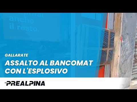Gallarate – Banda con esplosivo, bancomat svuotato