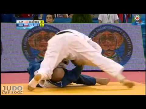 Judo European Championships Teams 2013: Men Final GEO - RUS: [-90kg] LIPARTELIANI - SULEMIN