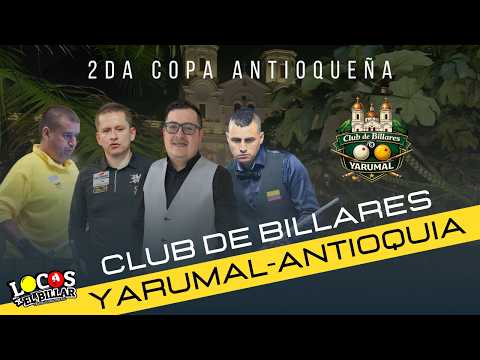 🔴 EN VIVO | José Luis Giraldo VS Jesús Toro | 2° Copa Antioqueña – Yarumal, Antioquia 🎱🔥