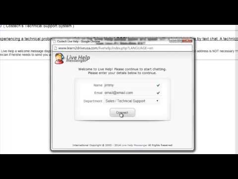 Live Help Tutorial
