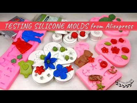 ~JustHandmade~ Testing SILICONE MOLDS for polymer clay from ALIEXPRESS / DIY
