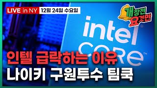 [빈난새의 개장전 요것만-12월24일] "엔비디아 인텔 18A 테스트 중단" 뉴스 해설 | 일본 장기채 발행…