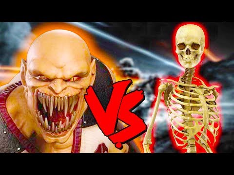 Baraka Vs Skeleton Army - Epic Battle - Mortal Kombat Costume Skin Mod