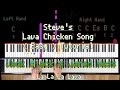 Easy Tutorial Slow Steve S Lava Chicken Beginners Minecraft Movie Piano Jack Black Jared Hess