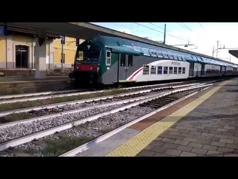 E464 024 XMPR+6 2 piani Trenord - Monza - 03/09/2018