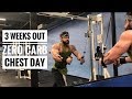 3 Weeks Out | Chest Day | Zero Carb Day | Delicious Protein Dessert