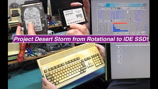 Amiga 1200 Project Desert Storm From Rotational HD To PATA SSD!