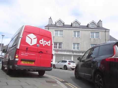 Holyhead Town Center  North Wales Walk