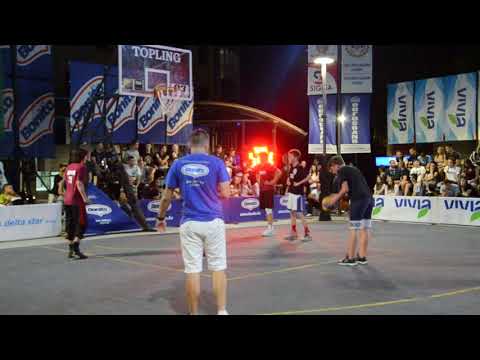 VIVIA 3x3 PRNJAVOR 2018: AŠ Volan - Savez srpske dijaspore Slovenije (10:7) POLUFINALE PIONIRI
