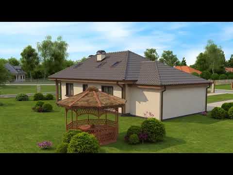 Z85 GL - Gotowy projekt domu z poddaszem użytkowym we współczesnym stylu do 100 m2