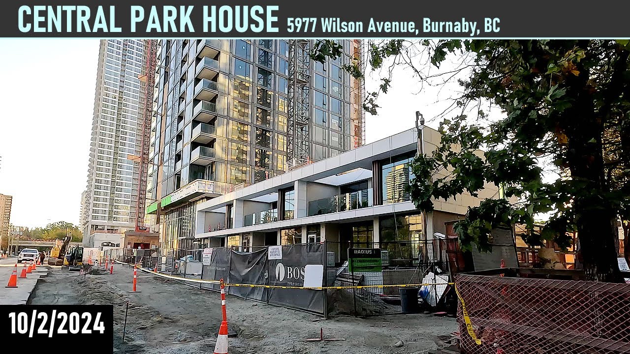 10/2/2024 CENTRAL PARK HOUSE by Bosa Properties, 5977 Wilson Avenue, Burnaby, BC