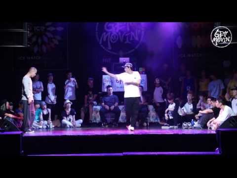 GET MOVIN' 6 FINAL - POPPING BEST8-4 Crazy Duck vs TUTAT