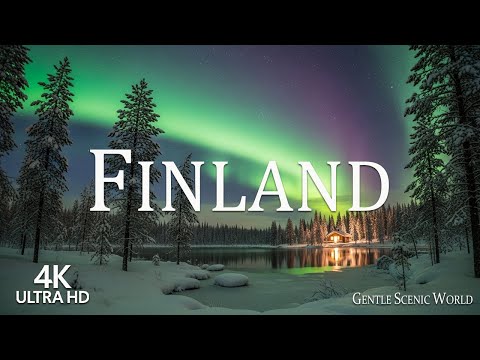 Finland 4K Aerial Film – Relaxing Music | Stunning Natural Landscapes for Deep Calm