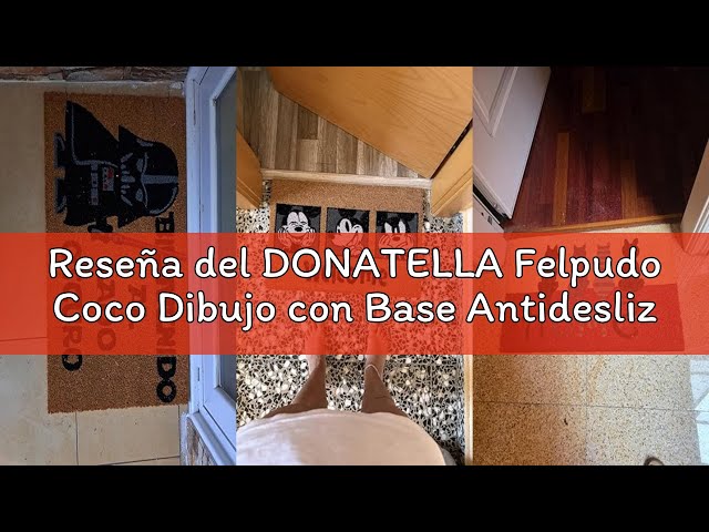 Vídeo relacionado con DONATELLA Felpudo Coco Dibujo - 40x70 cm, SEÑOR Anillos